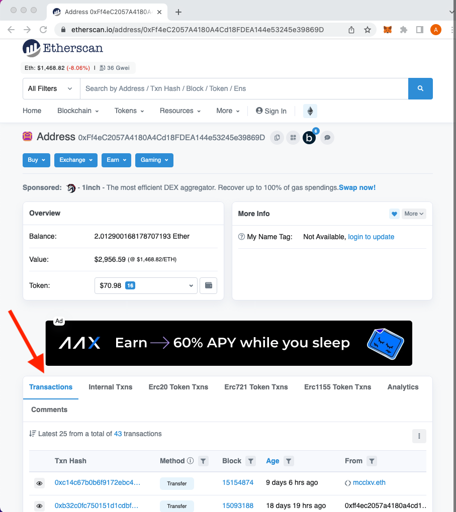 eth address scan